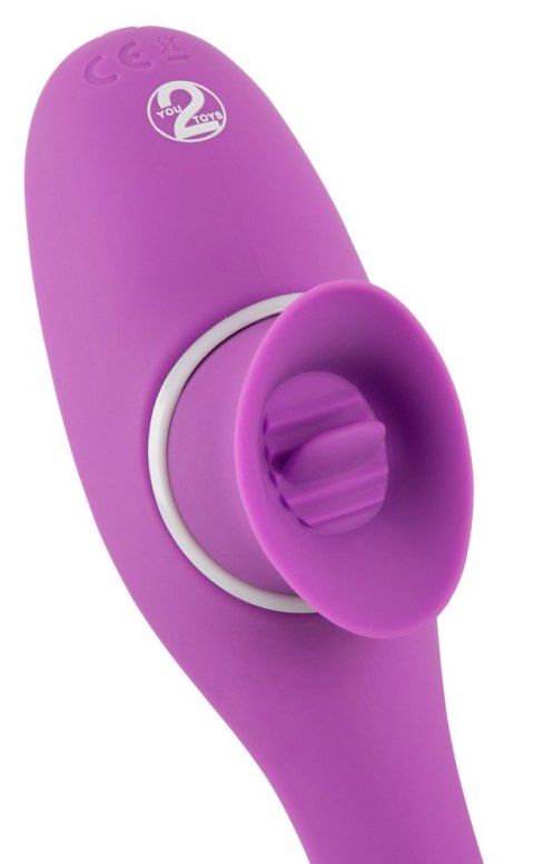 Podwójny masażer łechtaczki wibrator 10trybów 22cm