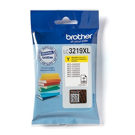 Brother LC | 3219XLY | Żółty | Wkład atramentowy | 1500 stron Brother LC | 3219XLY | Żółty | Wkład atramentowy | 1500 stron