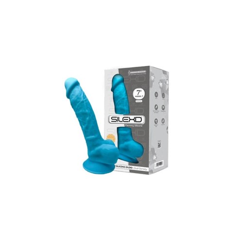 Żylaste wielkie dildo z przyssawką i jądrami 18 cm Żylaste wielkie dildo z przyssawką i jądrami 18 cm