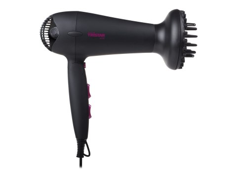 Tristar Hair dryer | HD-2358 | 2000 W | Number of temperature settings 3 | Ionic function | Black Tristar Hair dryer | HD-2358 | 2000 W | Number of temperature settings 3 | Ionic function | Black
