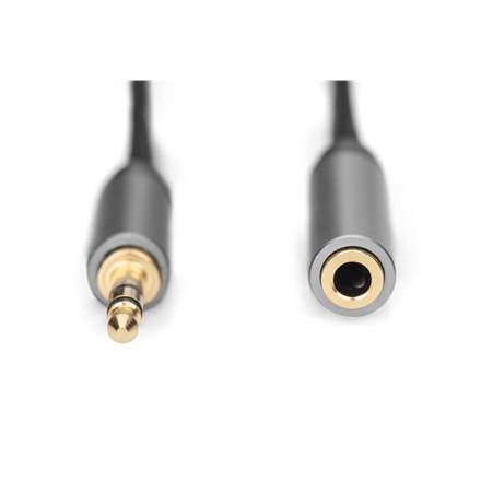 Digitus | Kabel audio | Męski | Mini-phone stereo 3,5 mm | Mini-phone stereo 3,5 mm | Czarny | 1,8 m Digitus | Kabel audio | Męski | Mini-phone stereo 3,5 mm | Mini-phone stereo 3,5 mm | Czarny | 1,8 m