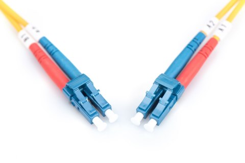 Digitus | Kabel krosowy | Światłowód | Męski | LC jednomodowy | Męski | LC jednomodowy | Żółty | 1 m Digitus | Kabel krosowy | Światłowód | Męski | LC jednomodowy | Męski | LC jednomodowy | Żółty | 1 m