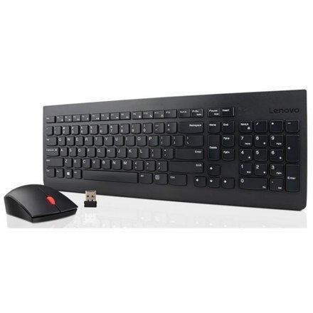 Lenovo | Essential | Essential Wireless Keyboard and Mouse Combo - US English with Euro symbol | Keyboard and Mouse Set | Wirele Lenovo | Essential | Essential Wireless Keyboard and Mouse Combo - US English with Euro symbol | Keyboard and Mouse Set | Wirele