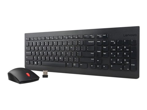 Lenovo | Essential | Essential Wireless Keyboard and Mouse Combo - US English with Euro symbol | Keyboard and Mouse Set | Wirele Lenovo | Essential | Essential Wireless Keyboard and Mouse Combo - US English with Euro symbol | Keyboard and Mouse Set | Wirele