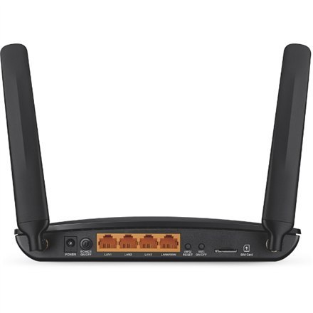 TP-LINK | 4G LTE Router | Archer MR200 | 802.11ac | 300+433 Mbit/s | 10/100 Mbit/s | Ethernet LAN (RJ-45) ports 3 | Mesh Support TP-LINK | 4G LTE Router | Archer MR200 | 802.11ac | 300+433 Mbit/s | 10/100 Mbit/s | Ethernet LAN (RJ-45) ports 3 | Mesh Support