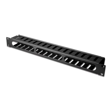 Digitus | Odłączana tylna płyta klatki zarządzania kablami 1U | DN-97617 | Czarny | Do montażu na szynach profilowych 483 mm (19 Digitus | Odłączana tylna płyta klatki zarządzania kablami 1U | DN-97617 | Czarny | Do montażu na szynach profilowych 483 mm (19