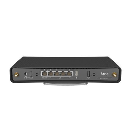 MikroTik | Router bezprzewodowy | HAP AC3 | 802.11ac | 300+867 Mbit/s | 10/100/1000 Mbit/s | Porty Ethernet LAN (RJ-45) 5 | Obsł MikroTik | Router bezprzewodowy | HAP AC3 | 802.11ac | 300+867 Mbit/s | 10/100/1000 Mbit/s | Porty Ethernet LAN (RJ-45) 5 | Obsł