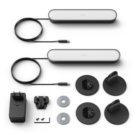Philips Hue | Lightbar Twin Pack | Hue Play | W | 42 W | 2000-6500 Hue White Color Ambiance Philips Hue | Lightbar Twin Pack | Hue Play | W | 42 W | 2000-6500 Hue White Color Ambiance