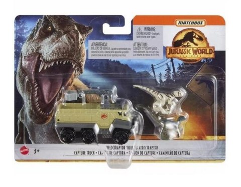 Matchbox Jurassic World Transporter z Welocirapto Matchbox Jurassic World Transporter z Welocirapto