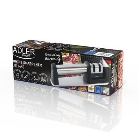 Adler AD 4489 Knife Sharpener, 2 phase, Black/Stainless steel Adler AD 4489 Knife Sharpener, 2 phase, Black/Stainless steel