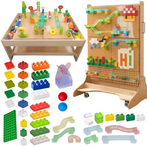 MASTERKIDZ Zestaw Klocków Konstrukcyjnych Tor Kulkowy STEM 359 el. MASTERKIDZ Zestaw Klocków Konstrukcyjnych Tor Kulkowy STEM 359 el.