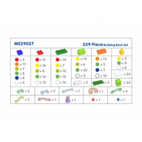 MASTERKIDZ Zestaw Klocków Konstrukcyjnych Tor Kulkowy STEM 359 el. MASTERKIDZ Zestaw Klocków Konstrukcyjnych Tor Kulkowy STEM 359 el.