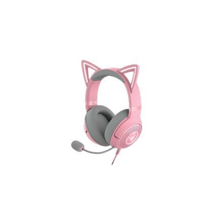 Razer | Zestaw słuchawkowy | Kraken Kitty V2 | Mikrofon | Przewodowy | Redukcja szumów | Nauszny Razer | Zestaw słuchawkowy | Kraken Kitty V2 | Mikrofon | Przewodowy | Redukcja szumów | Nauszny