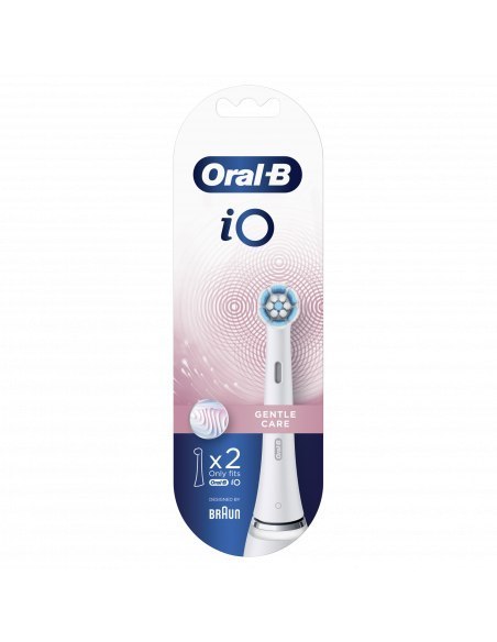 Oral-B Toothbrush replacement iO Gentle Care Heads For adults Number of brush heads included 2 Number of teeth brushing modes Do Oral-B Toothbrush replacement iO Gentle Care Heads For adults Number of brush heads included 2 Number of teeth brushing modes Do