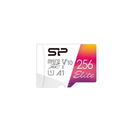 Silicon Power | Karta pamięci microSDHC UHS-I | Elite | 256 GB | microSDHC/SDXC | Pamięć flash klasy 10 Silicon Power | Karta pamięci microSDHC UHS-I | Elite | 256 GB | microSDHC/SDXC | Pamięć flash klasy 10