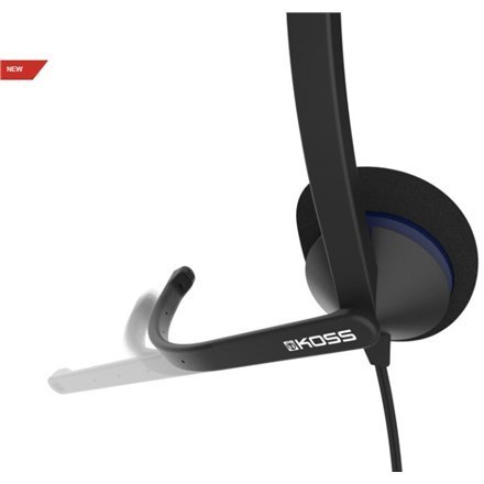 Koss | CS200 USB | Słuchawki | Przewodowe | Nauszne | Z mikrofonem | Czarne Koss | CS200 USB | Słuchawki | Przewodowe | Nauszne | Z mikrofonem | Czarne