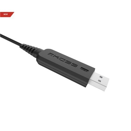 Koss | CS200 USB | Słuchawki | Przewodowe | Nauszne | Z mikrofonem | Czarne Koss | CS200 USB | Słuchawki | Przewodowe | Nauszne | Z mikrofonem | Czarne