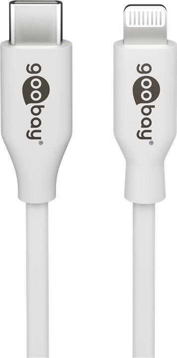 Goobay | Lightning - kabel USB-C do ładowania i synchronizacji | USB-C do Lightning Apple Lightning męski (8-stykowy) | USB-C mę Goobay | Lightning - kabel USB-C do ładowania i synchronizacji | USB-C do Lightning Apple Lightning męski (8-stykowy) | USB-C mę