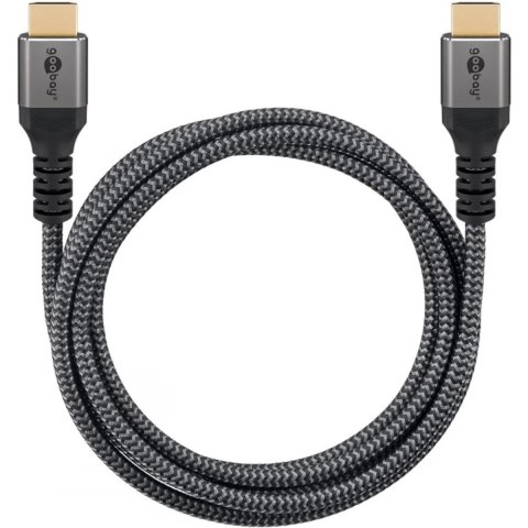 Goobay Szybki kabel HDMI z Ethernetem | Czarny | HDMI do HDMI | 1 m Goobay Szybki kabel HDMI z Ethernetem | Czarny | HDMI do HDMI | 1 m
