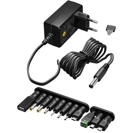 Goobay Universal Power Supply 3 V - 12 V, Max. 7.2 W Goobay Universal Power Supply 3 V - 12 V, Max. 7.2 W