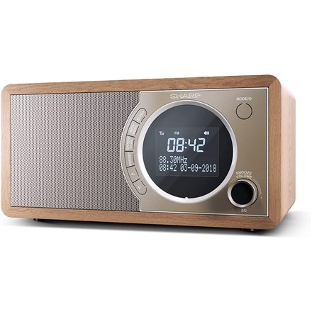 Radio cyfrowe Sharp DR-450(BR), FM/DAB/DAB+, Bluetooth 4.2, funkcja alarmu, brązowy | Sharp | Radio cyfrowe | DR-450(BR) | brązo Radio cyfrowe Sharp DR-450(BR), FM/DAB/DAB+, Bluetooth 4.2, funkcja alarmu, brązowy | Sharp | Radio cyfrowe | DR-450(BR) | brązo