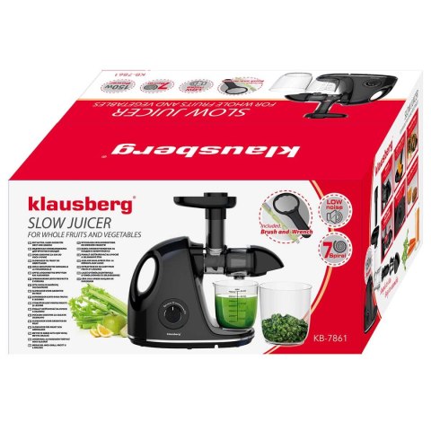 SOKOWIRÓWKA WYCISKARKA WOLNOOBROTOWA KLAUSBERG KB-7861 KLAUSBERG
