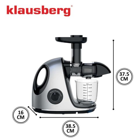 SOKOWIRÓWKA WYCISKARKA WOLNOOBROTOWA KLAUSBERG KB-7863 KLAUSBERG