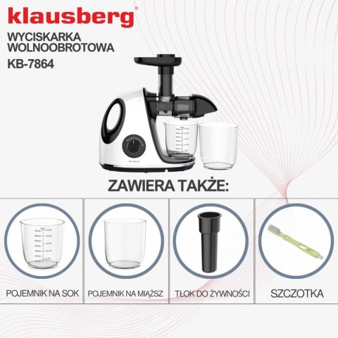 SOKOWIRÓWKA WYCISKARKA WOLNOOBROTOWA  KB-7864 