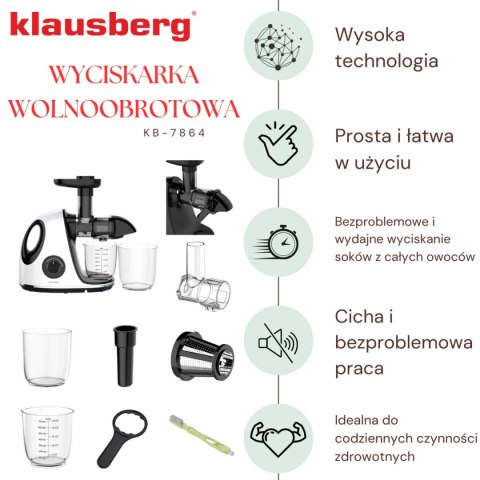 SOKOWIRÓWKA WYCISKARKA WOLNOOBROTOWA  KB-7864 