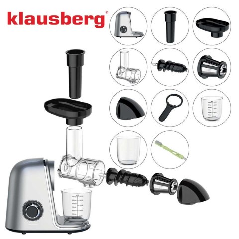 SOKOWIRÓWKA WYCISKARKA WOLNOOBROTOWA KLAUSBERG KB-7868 KLAUSBERG
