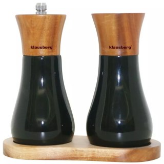 AKACJOWY MŁYNEK DO PIEPRZU + SOLNICZKA KLAUSBERG KB-7594 KLAUSBERG