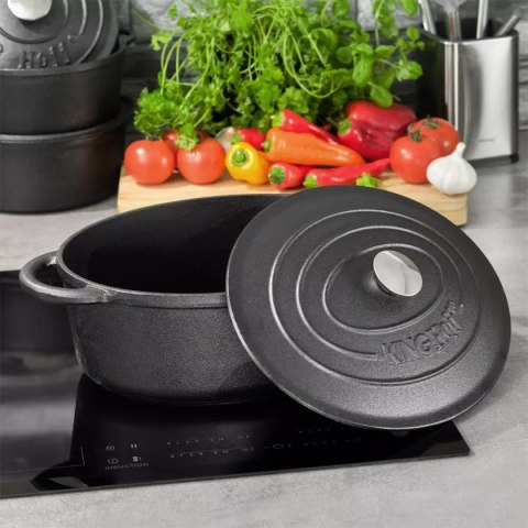 BRYTFANNA ŻELIWNA 33cm 6,2L KINGHOFF KH-1531 KINGHOFF BRYTFANNA ŻELIWNA 33cm 6,2L KINGHOFF KH-1531 KINGHOFF