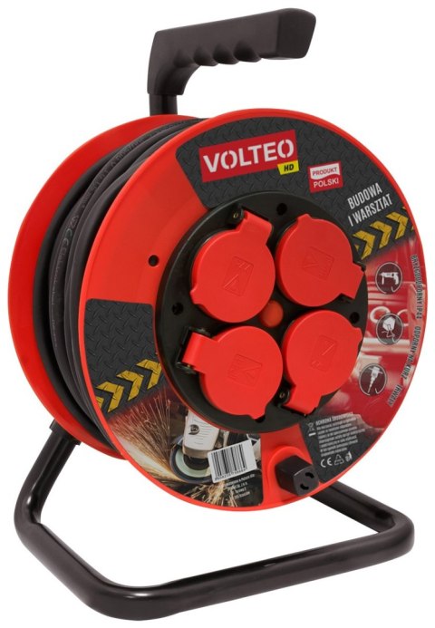 PRZEDŁUŻACZ HEAVY DUTY NA BĘBNIE 30M PRZEWÓD H05RR-F 3*1,5MM PRZEDŁUŻACZ HEAVY DUTY NA BĘBNIE 30M PRZEWÓD H05RR-F 3*1,5MM