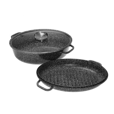BRYTFANNA CERAMICZNA 38cm Z GRILLEM I POKRYWĄ KLAUSBERG KB-7367 KLAUSBERG BRYTFANNA CERAMICZNA 38cm Z GRILLEM I POKRYWĄ KLAUSBERG KB-7367 KLAUSBERG