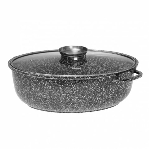 BRYTFANNA CERAMICZNA 38cm Z POKRYWĄ  KB-7366 