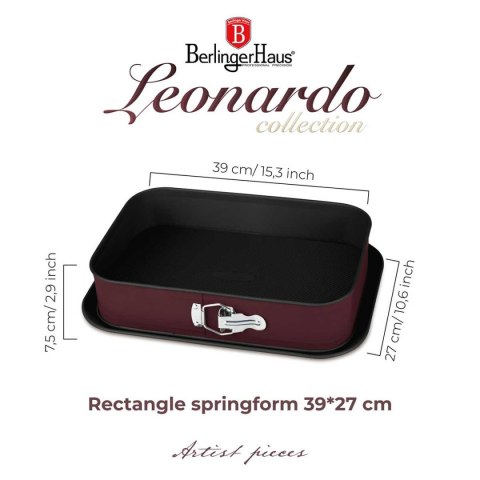 FORMA TYTANOWA 39x27cm BERLINGER HAUS BH-7941 LEONARDO BERLINGER HAUS
