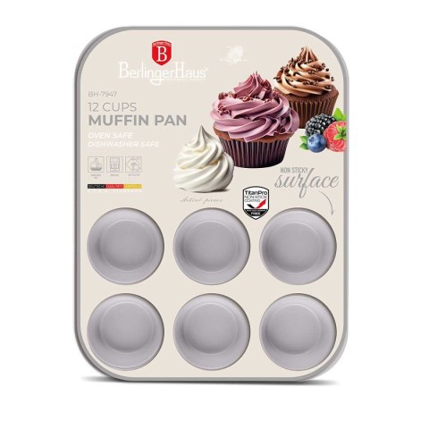 FORMA TYTANOWA DO 12 MUFFINEK BERLINGER HAUS BH-7947 TAUPE BERLINGER HAUS