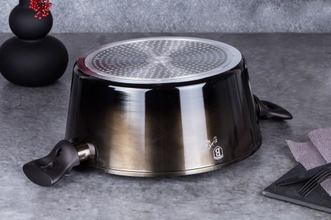 GARNEK GRANITOWY 20cm BERLINGERHAUS BH-6604 SHINY BLACK BERLINGER HAUS