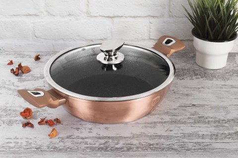 GARNEK GRANITOWY 28cm BERLINGER HAUS BH-1519 ROSE GOLD BERLINGER HAUS