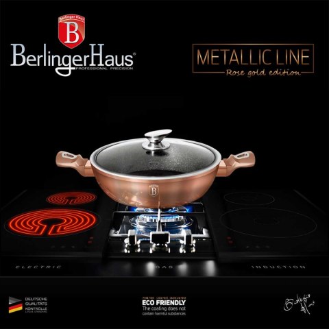GARNEK GRANITOWY 28cm BERLINGER HAUS BH-1519 ROSE GOLD BERLINGER HAUS
