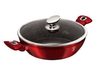 GARNEK GRANITOWY 28cm BERLINGER HAUS RED METALLIC LINE BH-1263 BERLINGER HAUS
