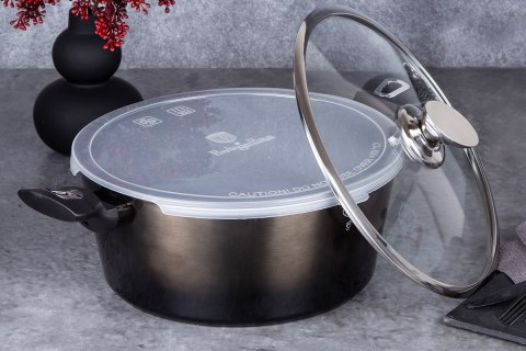 GARNEK GRANITOWY 28cm BERLINGERHAUS BH-6606 SHINY BLACK BERLINGER HAUS