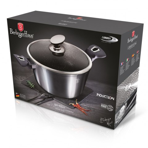 GARNEK GRANITOWY 30cm BERLINGERHAUS BH-6924 CARBON PRO BERLINGER HAUS GARNEK GRANITOWY 30cm BERLINGERHAUS BH-6924 CARBON PRO BERLINGER HAUS