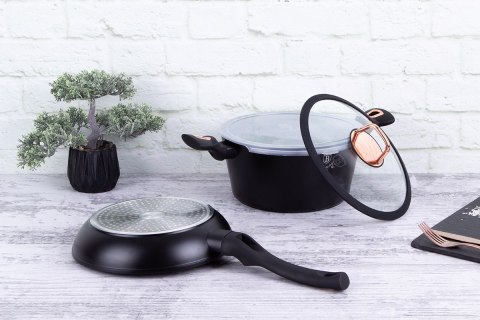 GARNEK I PATELNIA BERLINGER HAUS BH-7741 BLACK ROSE BERLINGER HAUS