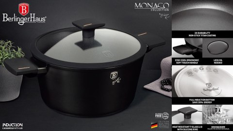 GARNEK TYTANOWY 20cm BERLINGER HAUS BH-7086 MONACO BERLINGER HAUS