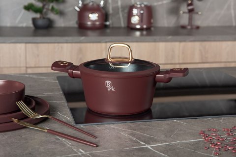 GARNEK TYTANOWY Z POKRYWĄ 20cm BERLINGER HAUS BH-8040 LEONARDO BERLINGER HAUS