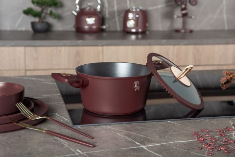 GARNEK TYTANOWY Z POKRYWĄ 20cm BERLINGER HAUS BH-8040 LEONARDO BERLINGER HAUS