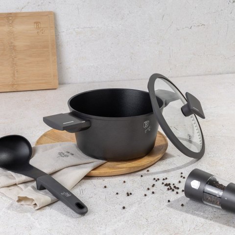 GARNEK TYTANOWY Z POKRYWĄ 20cm BERLINGER HAUS BH-8130 ANTRACIT BERLINGER HAUS