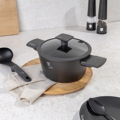 GARNEK TYTANOWY Z POKRYWĄ 20cm BERLINGER HAUS BH-8130 ANTRACIT BERLINGER HAUS