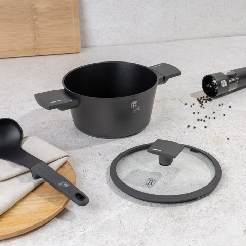 GARNEK TYTANOWY Z POKRYWĄ 20cm BERLINGER HAUS BH-8130 ANTRACIT BERLINGER HAUS